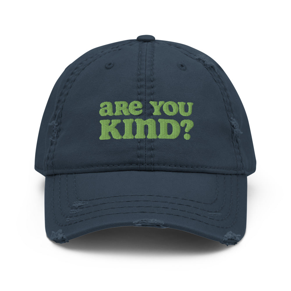Are You Kind? Distressed Dad Hat