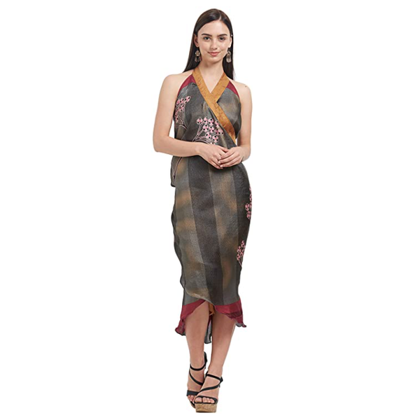 Reversible Silk Wrap Festival Skirt