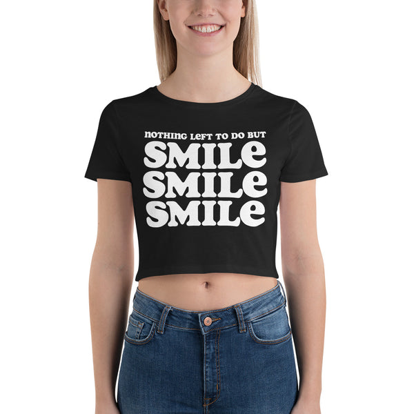 Smile, Smile, Smile - Crop Tee